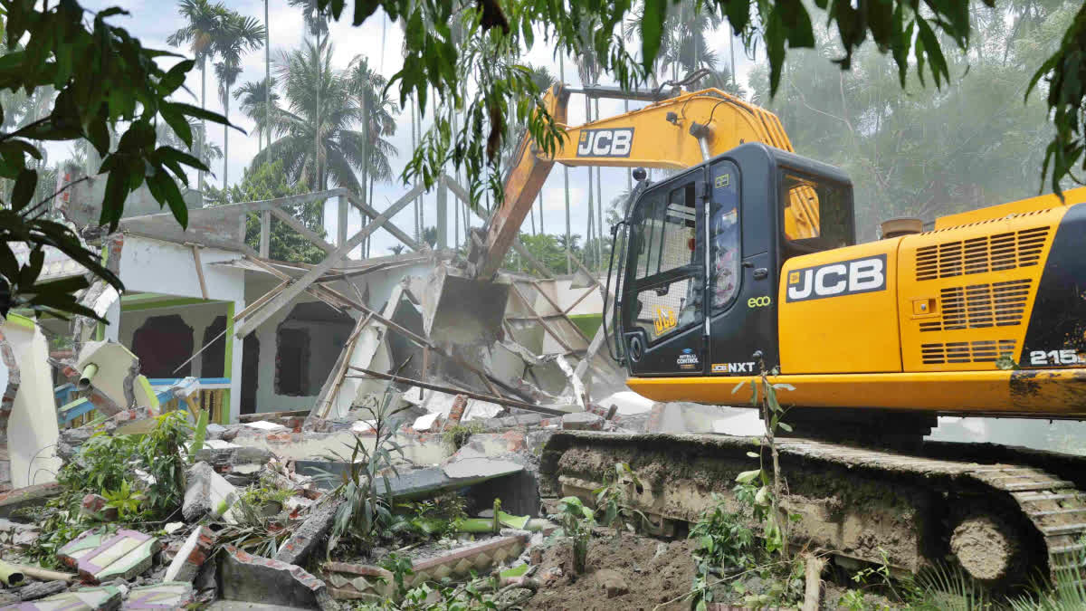 Eviction drive in Assam-Nagaland Border