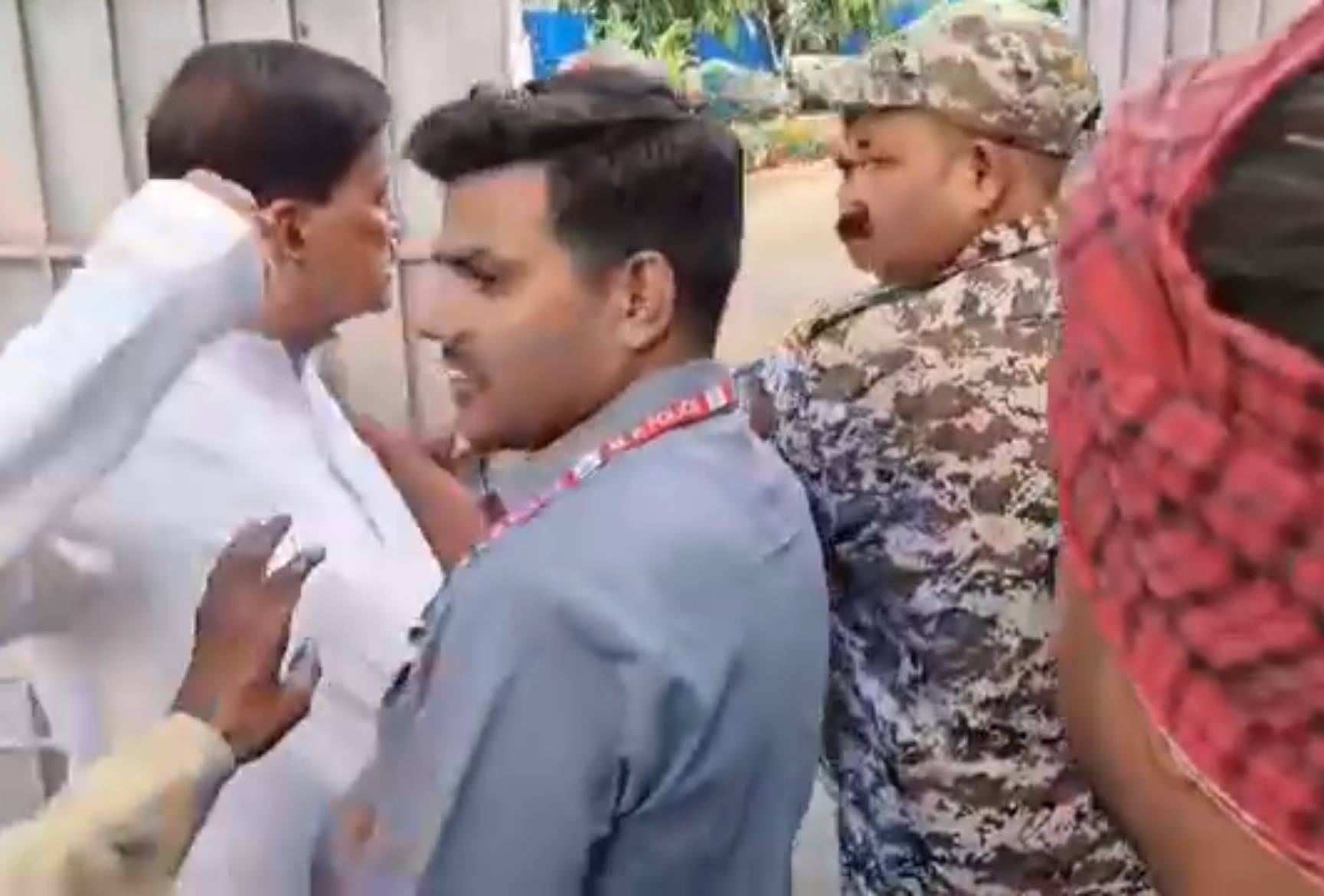 BJP mla try hit collector