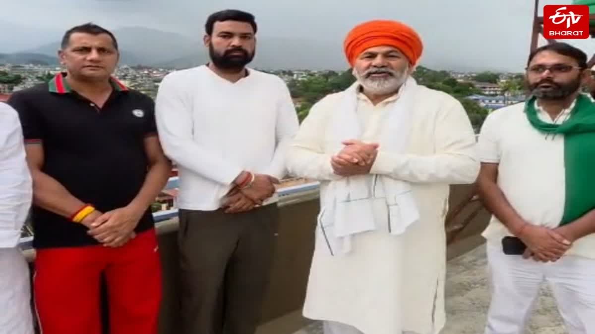 किसान नेता राकेश टिकैत ने नेपाल से जारी किया वीडियो.