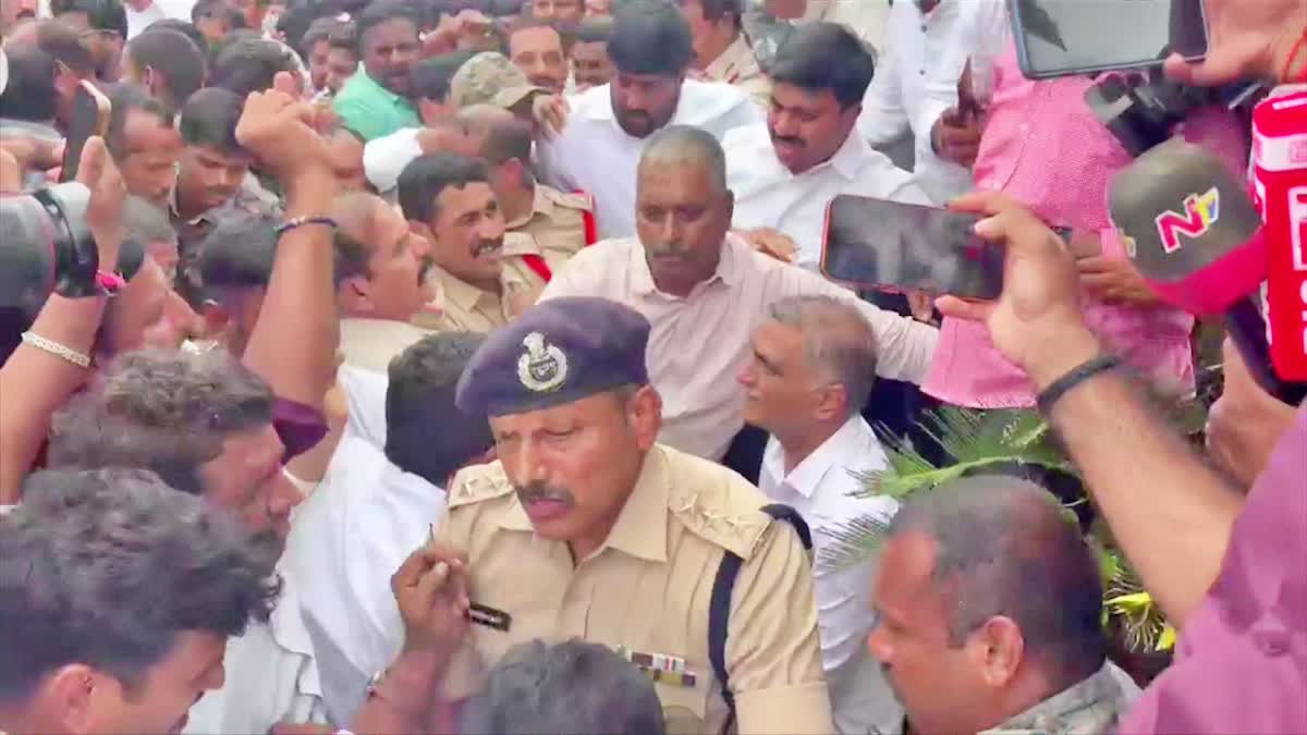 HARISH RAO ARREST IN HANUMAKONDA