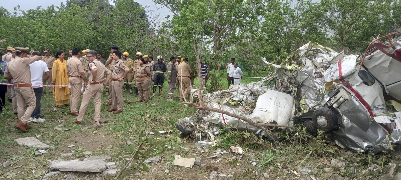 Training Aircraft Crashes In Kanpur