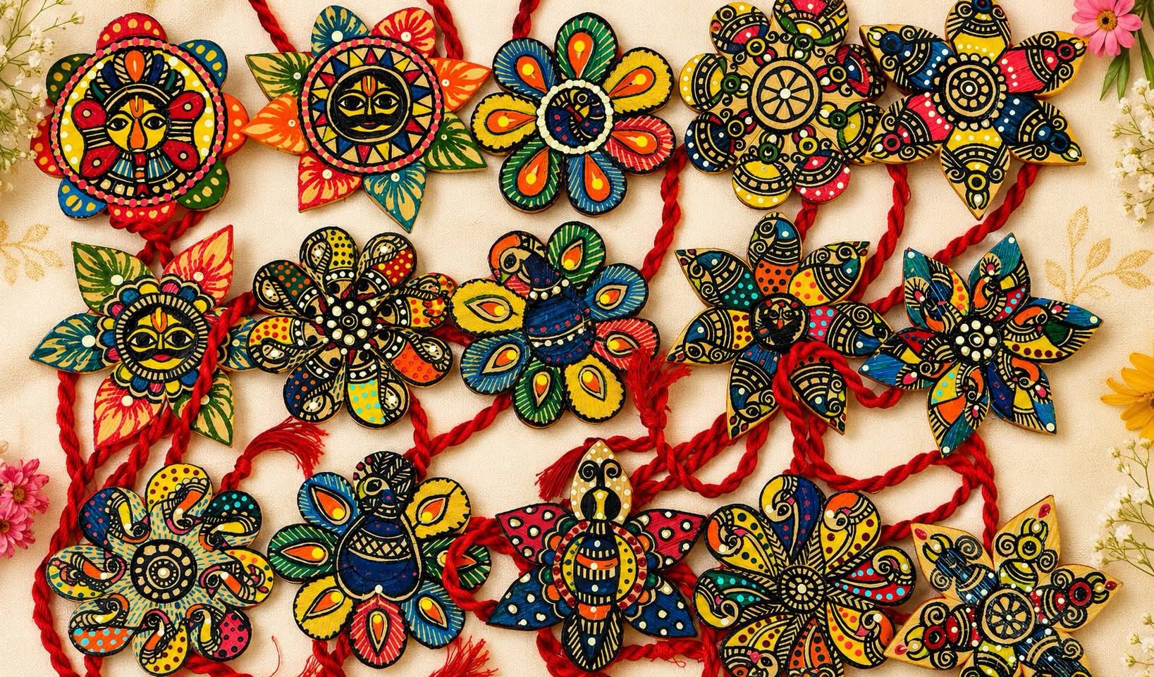 Mithila Painting Rakhi