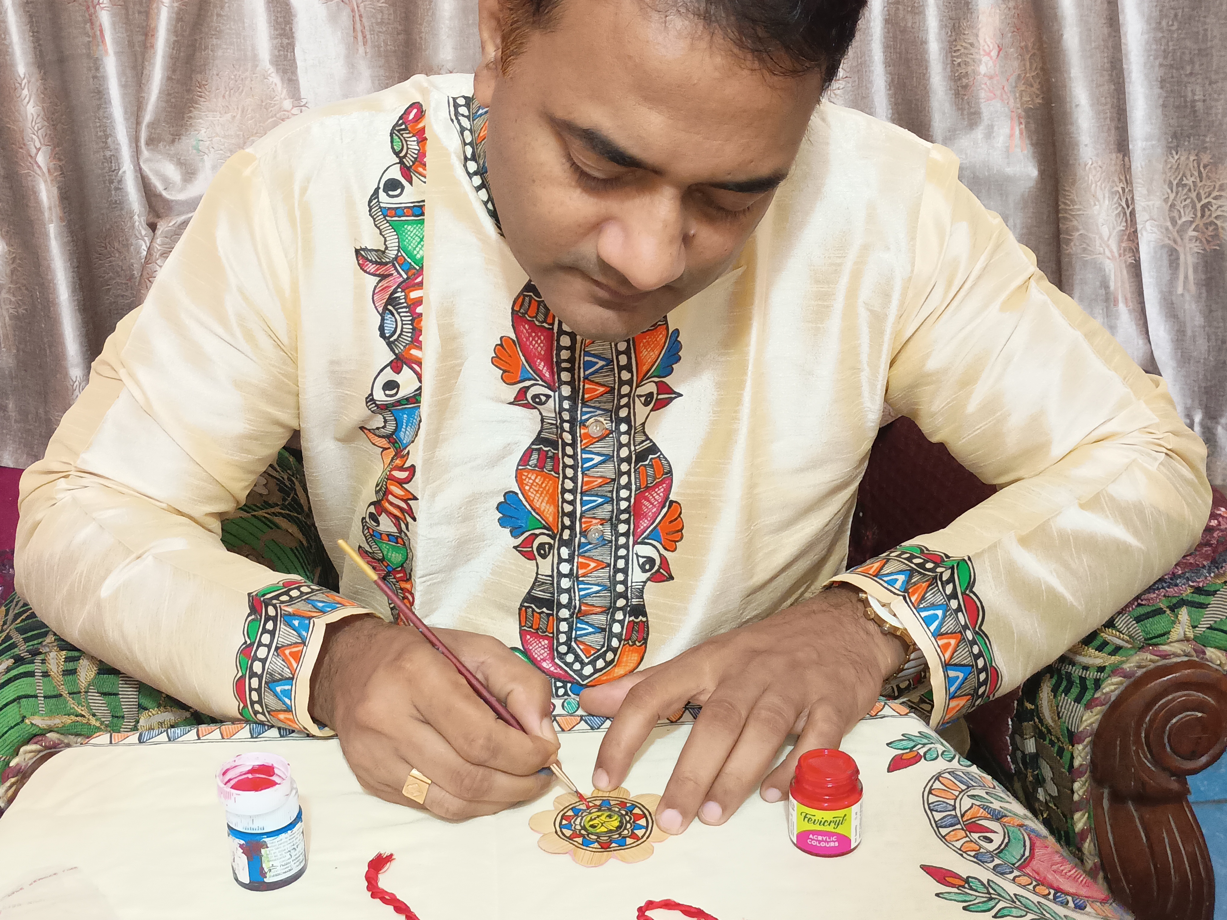 Mithila Painting Rakhi