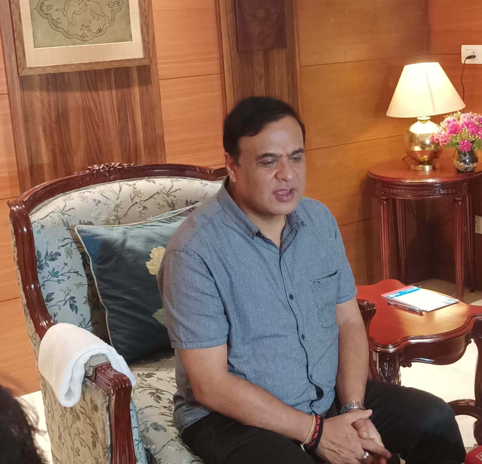 Himanta Biswa Sarma terror threat assam Assam flood