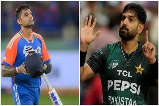 asia cup 2025 icc penalise haris rauf and suryakumar yadav for breaching code of conduct Urdu News