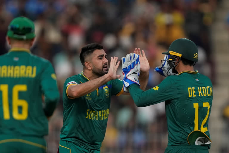 ICC World Cup 2023: South Africa emerge triumphant by one wicket in a thriller against Pakistan Fifties from Babar Azam and Saud Shakeel helped Pakistan post a total of 270 on the scoreboard in the game against South Africa.