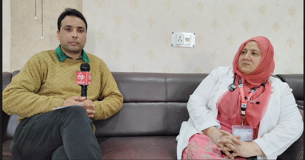 Dr Syed Masooma Rizvi, Professor and Head Department of Obstetrics and Gynecology at GMC, Srinagar during conversation with ETV Bharat about causes and treatment of gestational diabetes