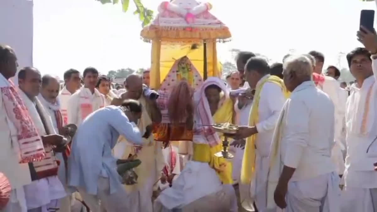 Majuli Brahmaputra pujan