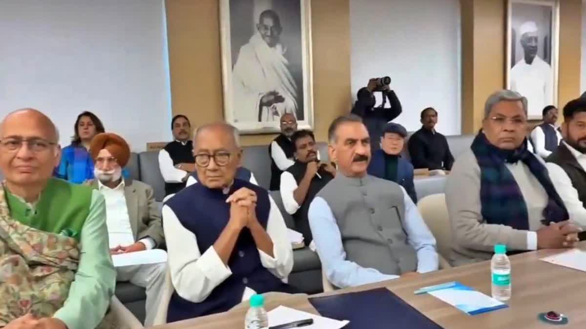 HP CM Sukhu attended CWC meeting in Delhi