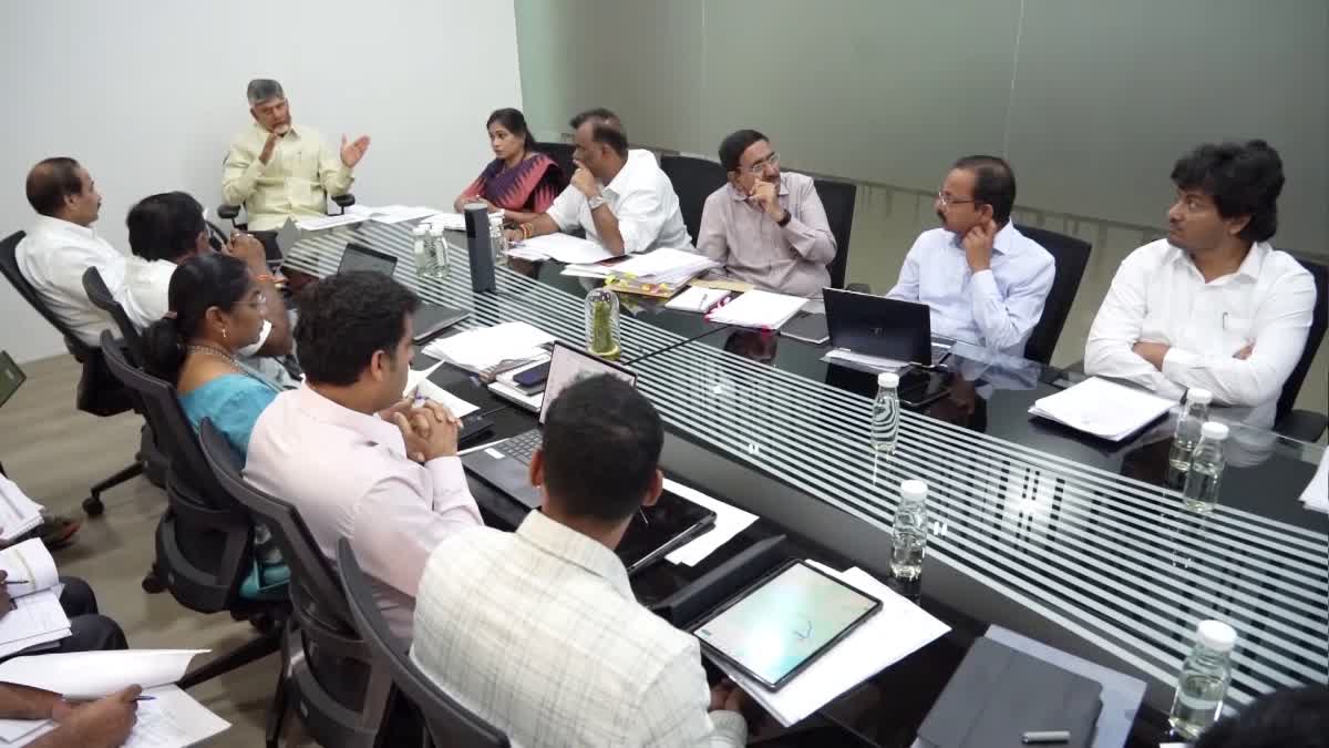 CM Chandrababu Review Meeting On Reorganization Of Districts in AP