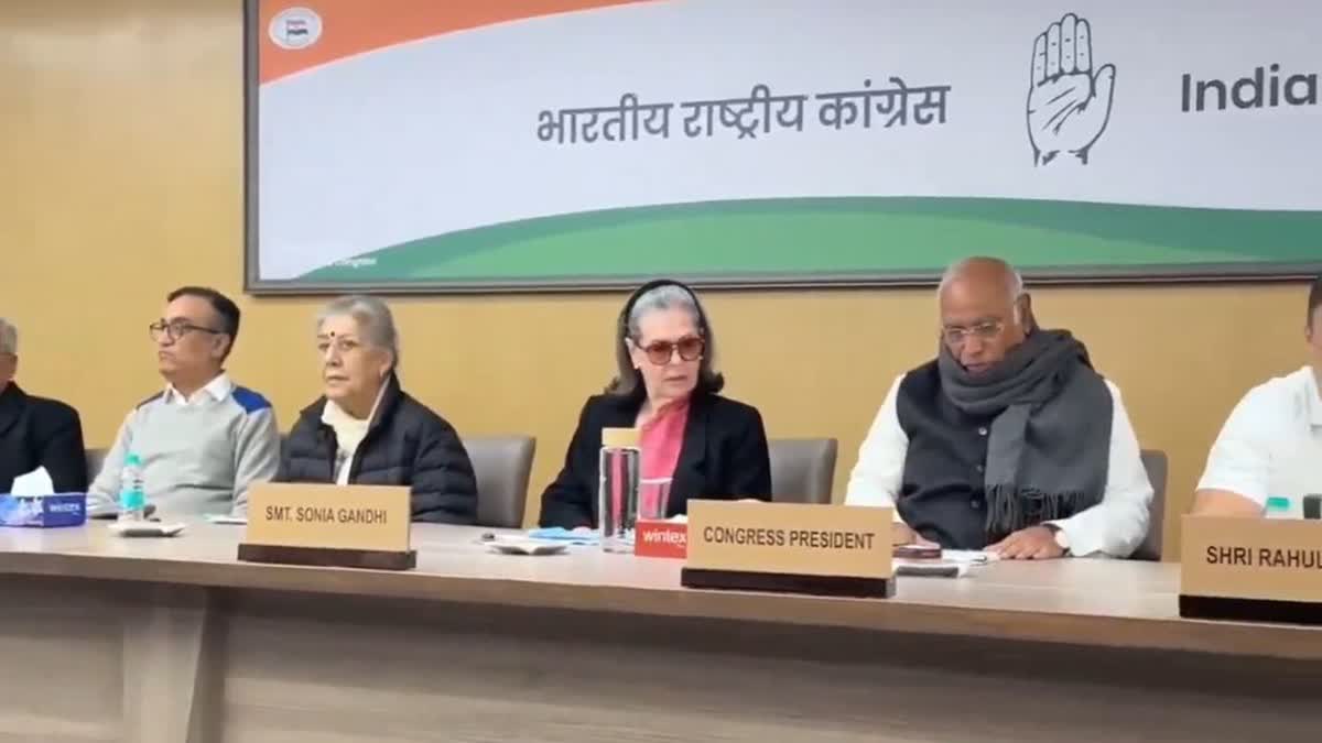 दिल्ली में हुई कांग्रेस वर्किंग कमेटी की बैठक