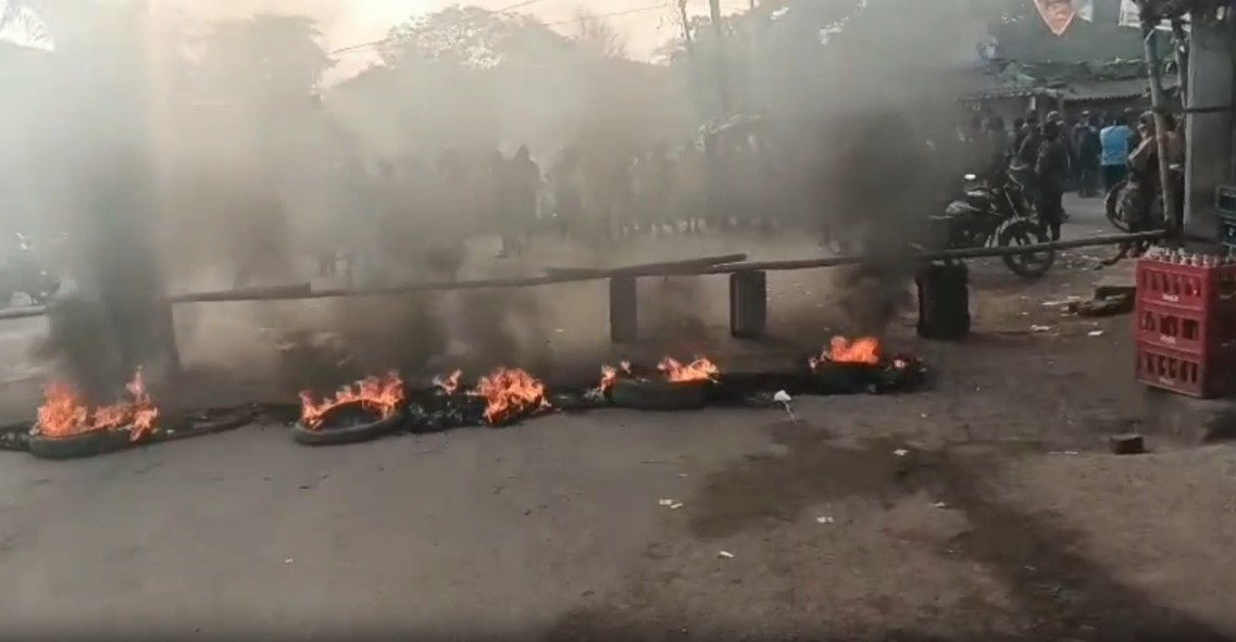 Kendrapara Suspicious death of Shopkeeper Burnt body found inside shop