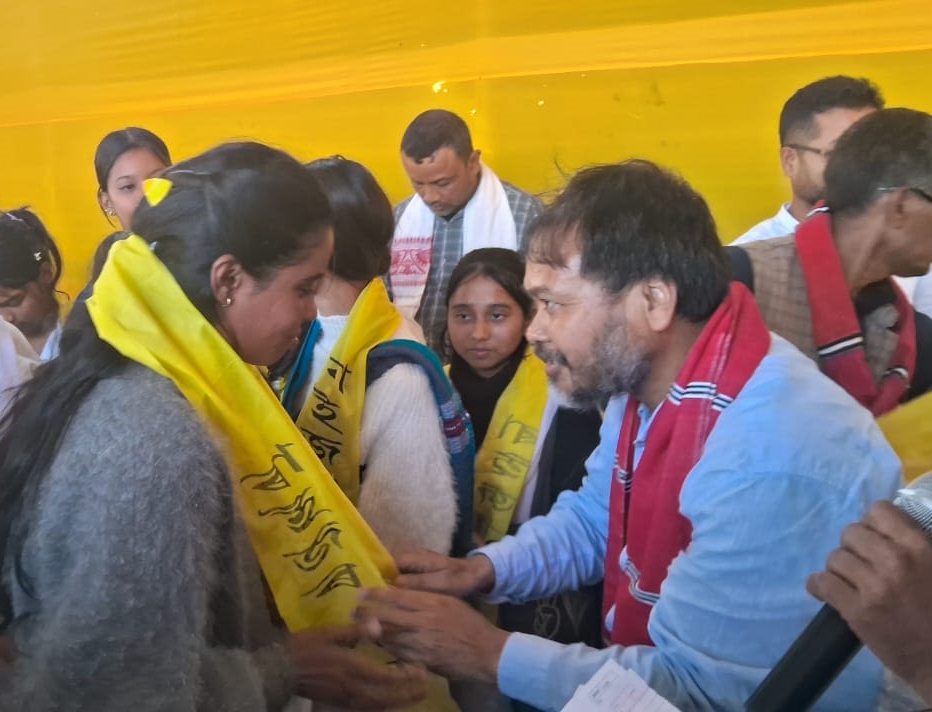 Raijor Dal Joining meeting in Lakhimpur