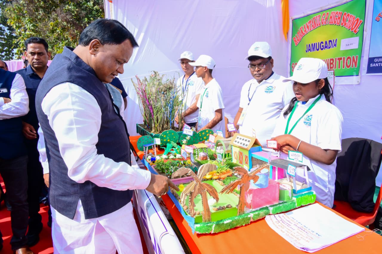 CM mohan majhi inaugurates 52nd State level Childrens Science Exhibition in Keonjhar