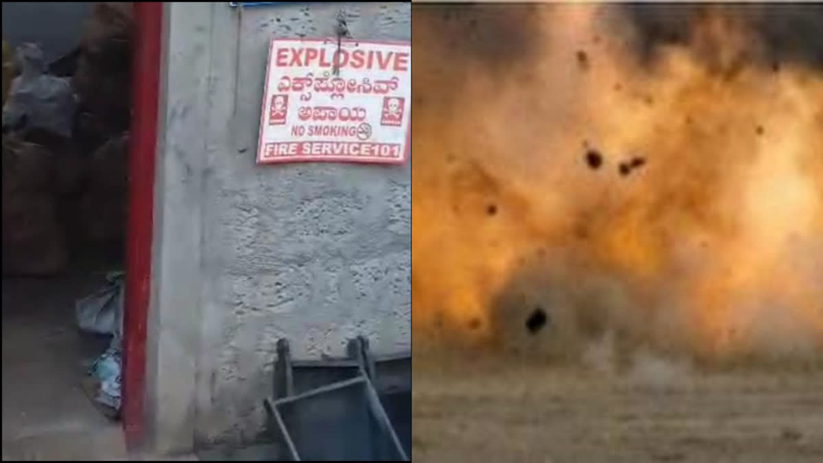 Blast in firecracker unit kills three people at Dakshina Kannada's Kukkedi village Blast in fire cracker unit at Dakshina Kannada's Kukkedi village