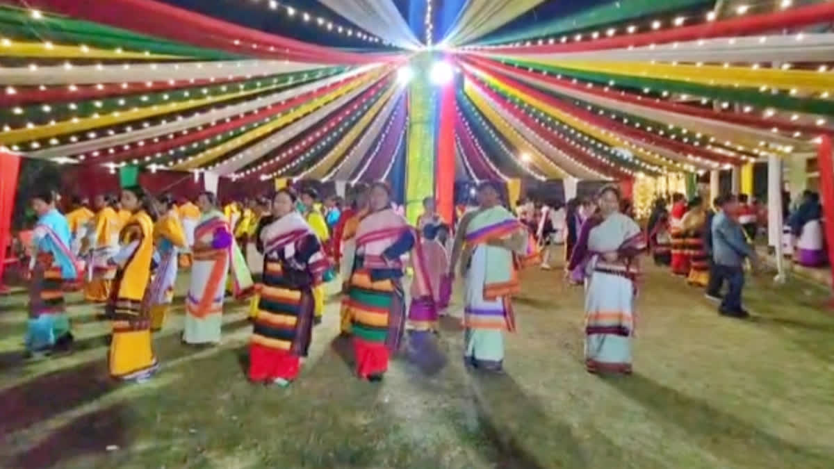 Dimasa Kachari tribe elebrated Harvest Festival Busu Dima in Dima Hasao