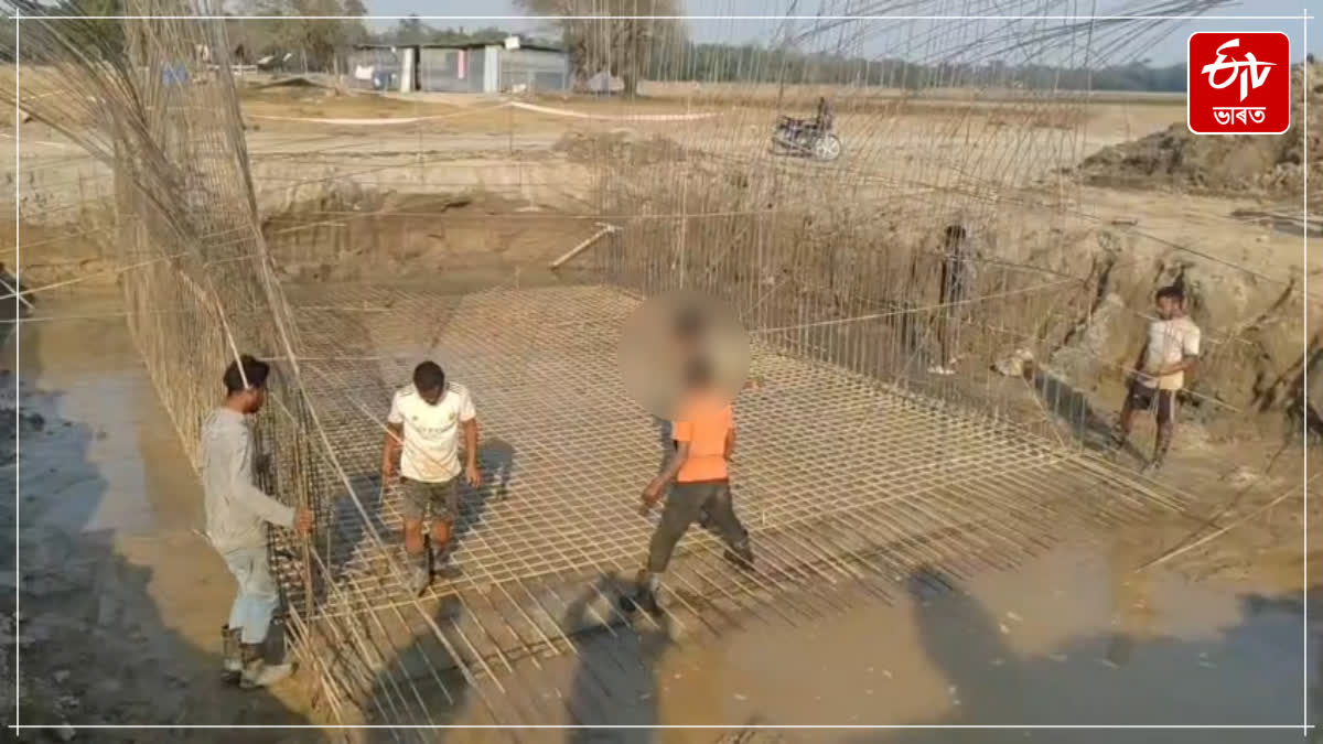 Allegation of child labor used in the construction of Majuli-Jorhat connecting bridge