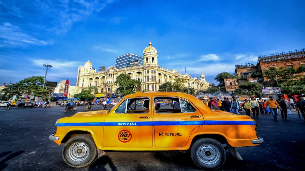 YELLOW TAXI IN KOLKATA