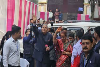 Vice President Jagdeep Dhankhar Offers Prayers At Tarapith Temple In West Bengal