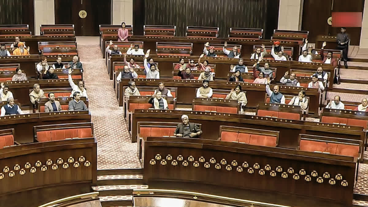 FILE- Rajya Sabha proceedings are underway during the winter session of the Parliament, in New Delhi.