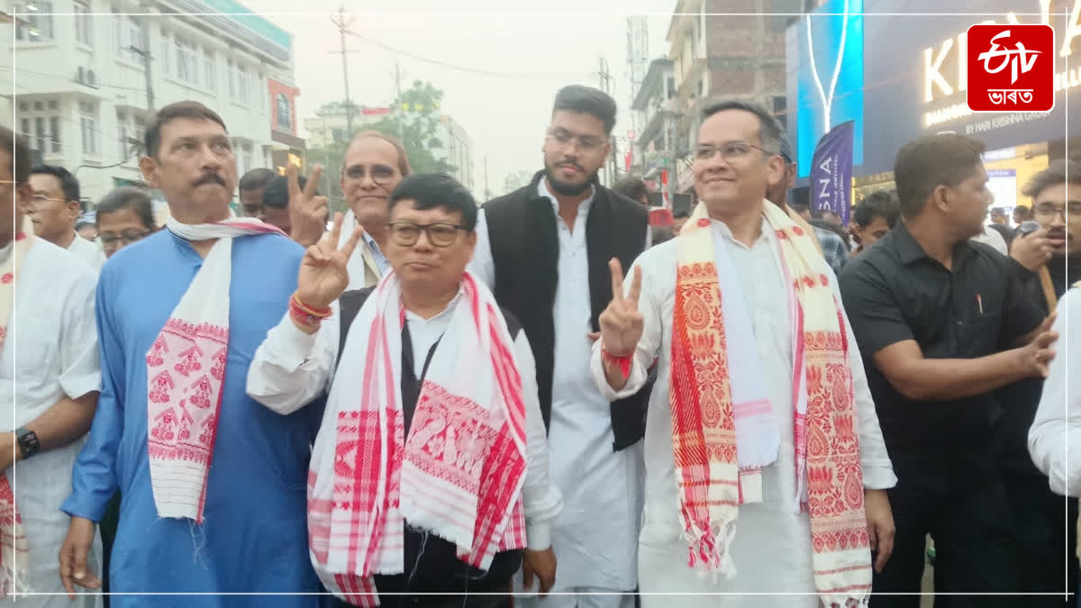 Addressing a press conference in Jorhat, APCC President Gaurav Gogoi criticizes BJP