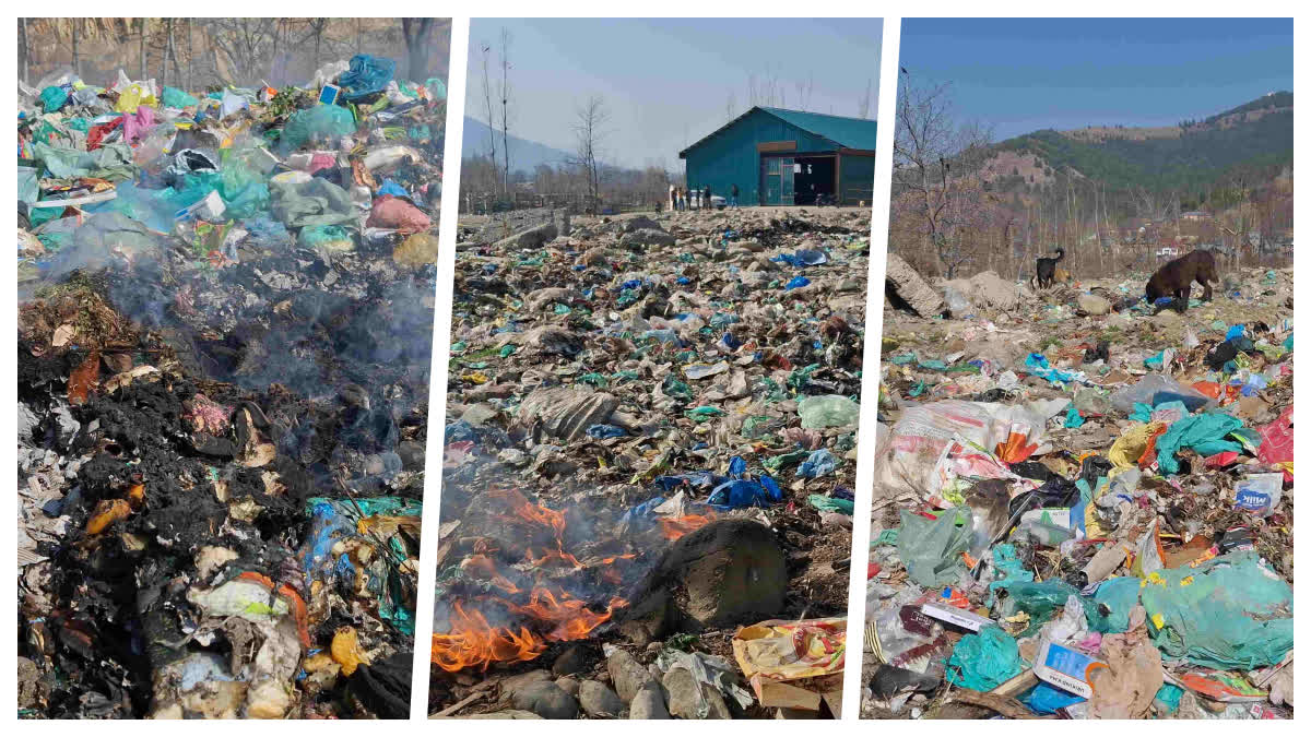 ڈورو ویری ناگ سالڈ ویسٹ منیجمنٹ پلانٹ بد انتظامی کا شکار، علاقہ کوڑا دان میں تبدیل