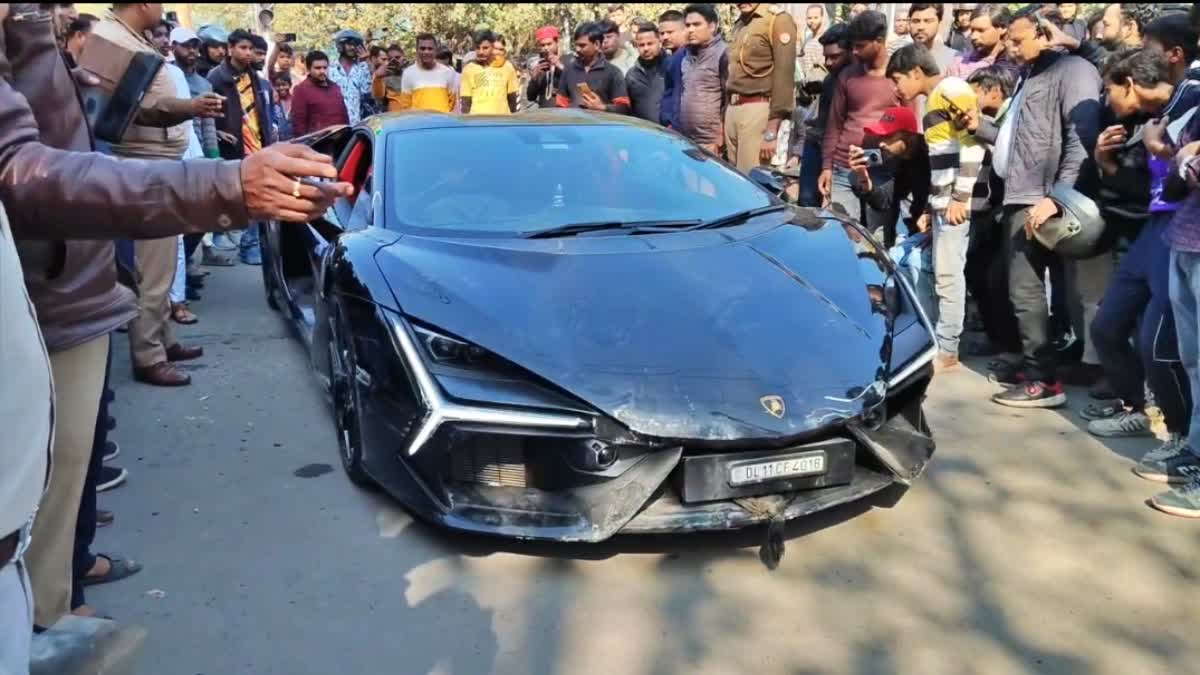 ശിവം മിശ്ര  ലംബോർഗിനി അപകടം  കാണ്‍പൂർ ലംബോർഗിനി അപകടം  പുകയില വ്യവസായി കെകെ മിശ്ര