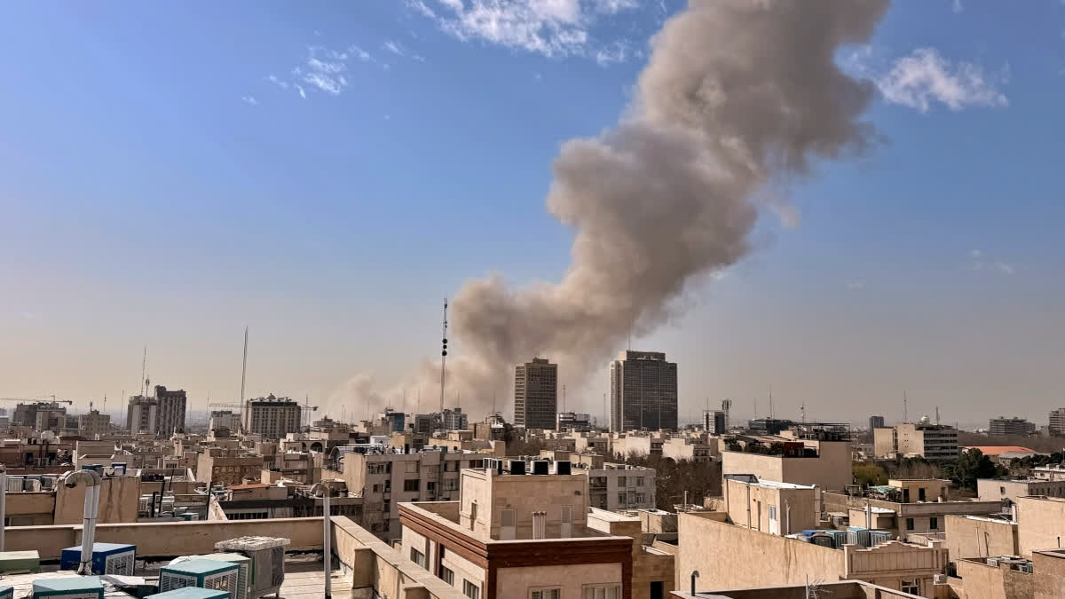 Amid Iran US Tensions Israel Strikes Tehran Declares State Of Emergency