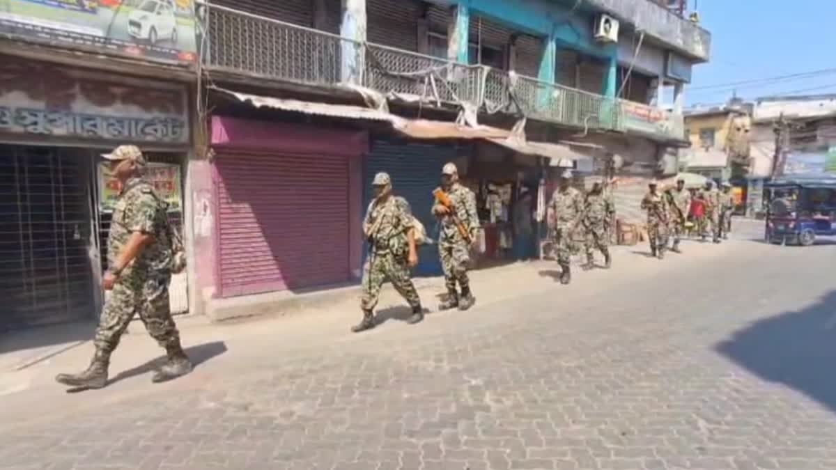 CENTRAL FORCE ROUTE MARCH