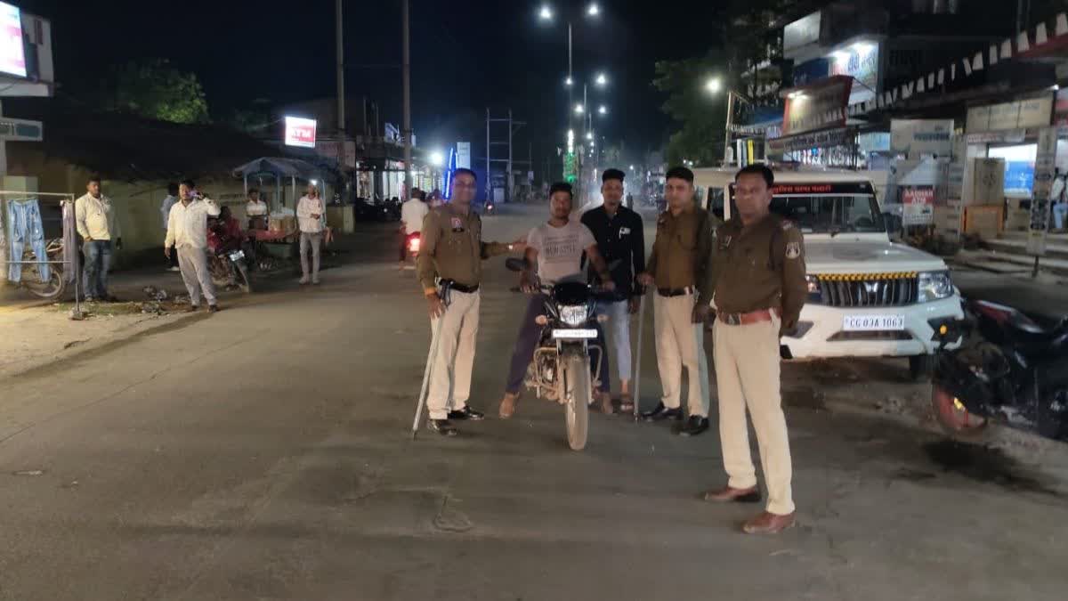 Police held committee meetings in villages