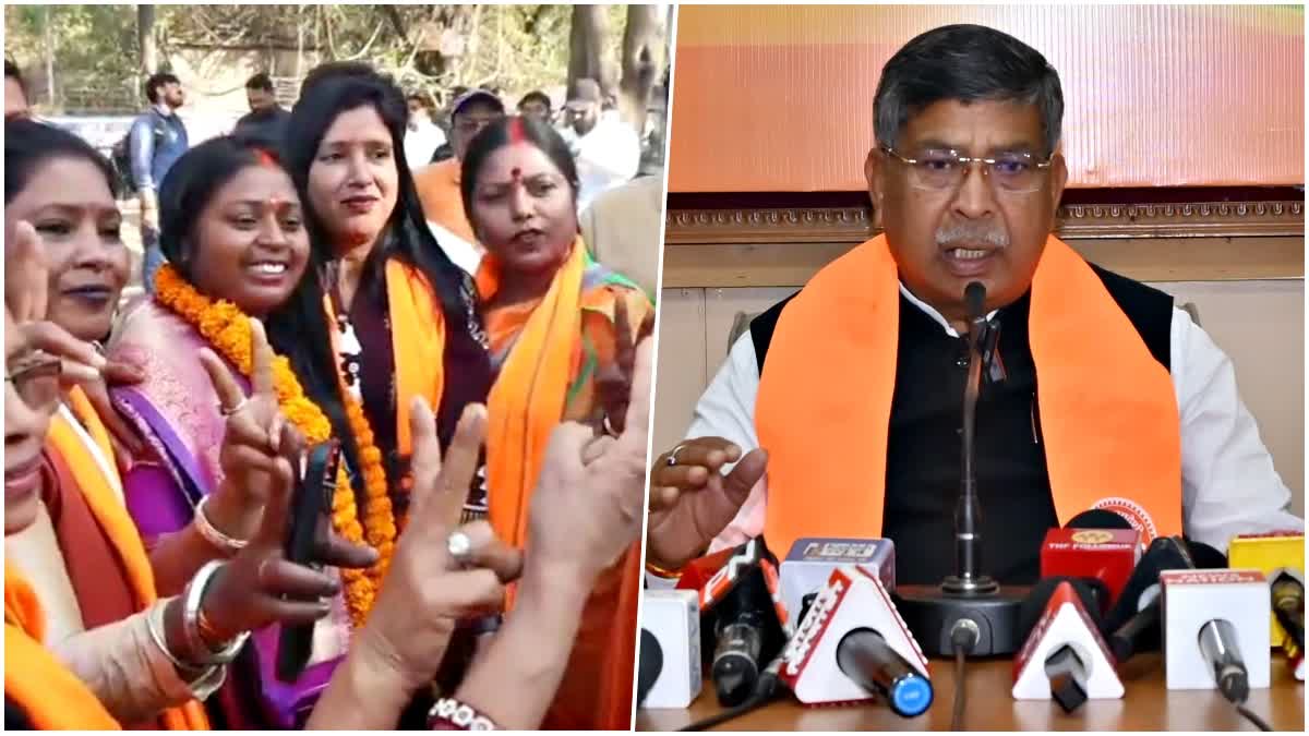 Jharkhand BJP state president Aditya Sahu claimed victory of party workers in municipal elections