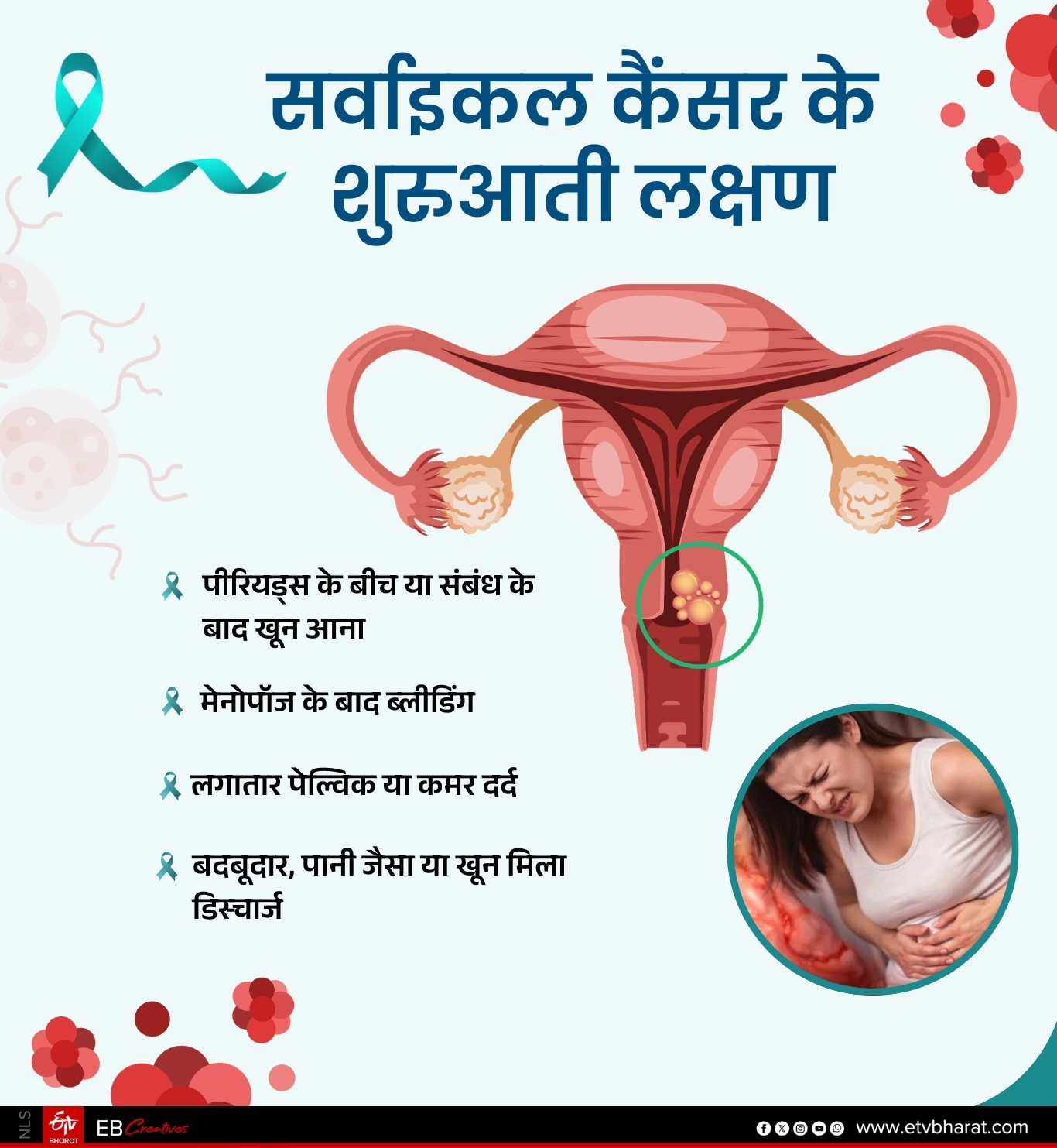 सर्वाइकल कैंसर के शुरुआती लक्षण