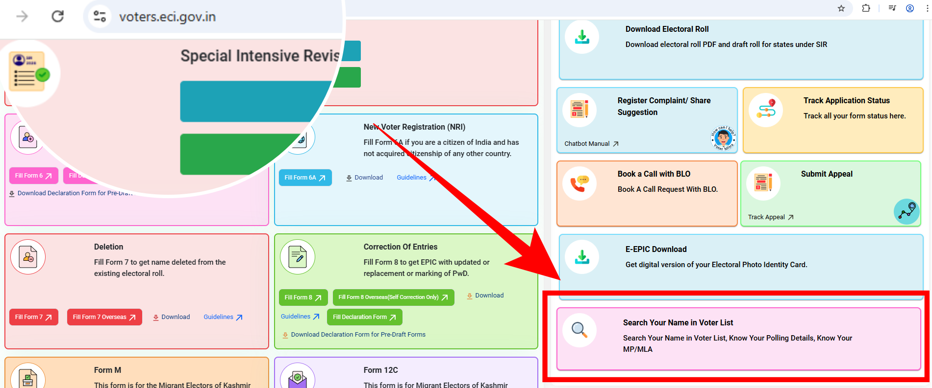 How to check Your name in Final Voter list online