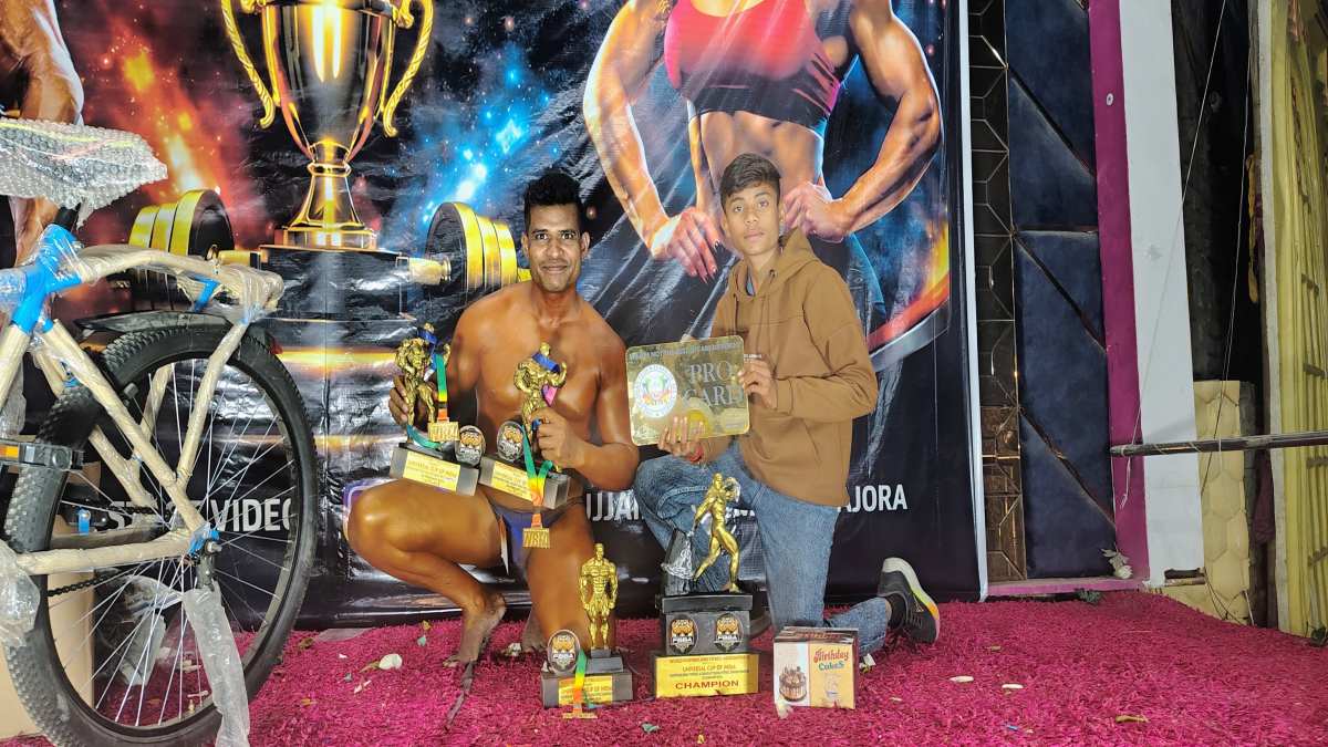 bodybuilder Havildar Devendra Kumar