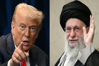 A combined photo of US President Donald Trump and Iran's Supreme Leader Ayatollah Ali Khamenei