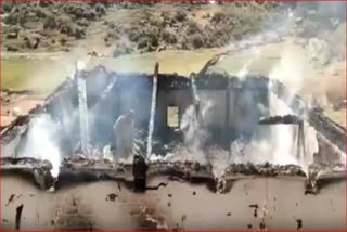 رامبن کے سناسر میں ڈھوک کو آگ لگانے کا معاملہ، گجر طبقہ کے افراد کا احتجاج