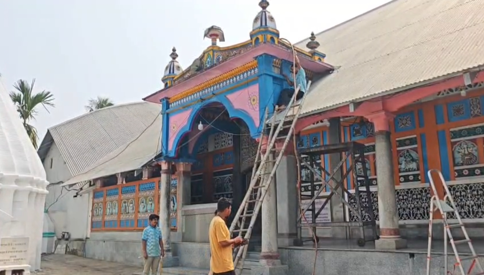 Preparations for the Doul Utsav at Barpeta Satra completed