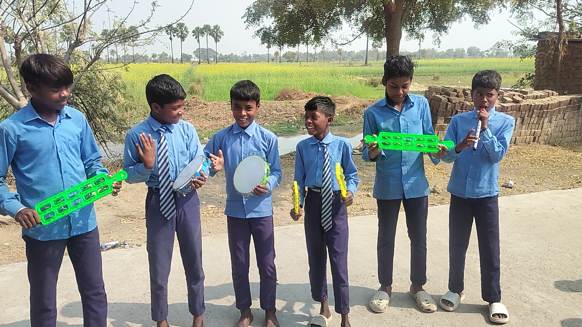 Teacher Imroz Ali And Musical Team