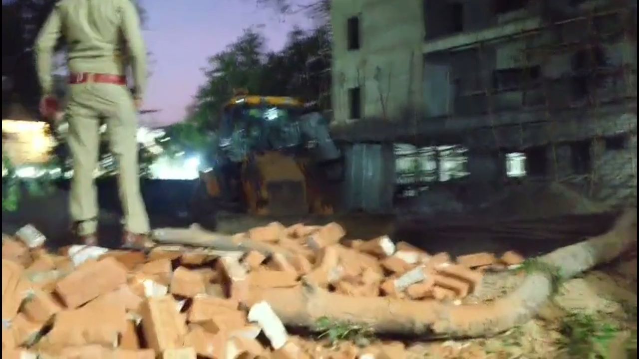 BOUNDARY WALL COLLAPSE