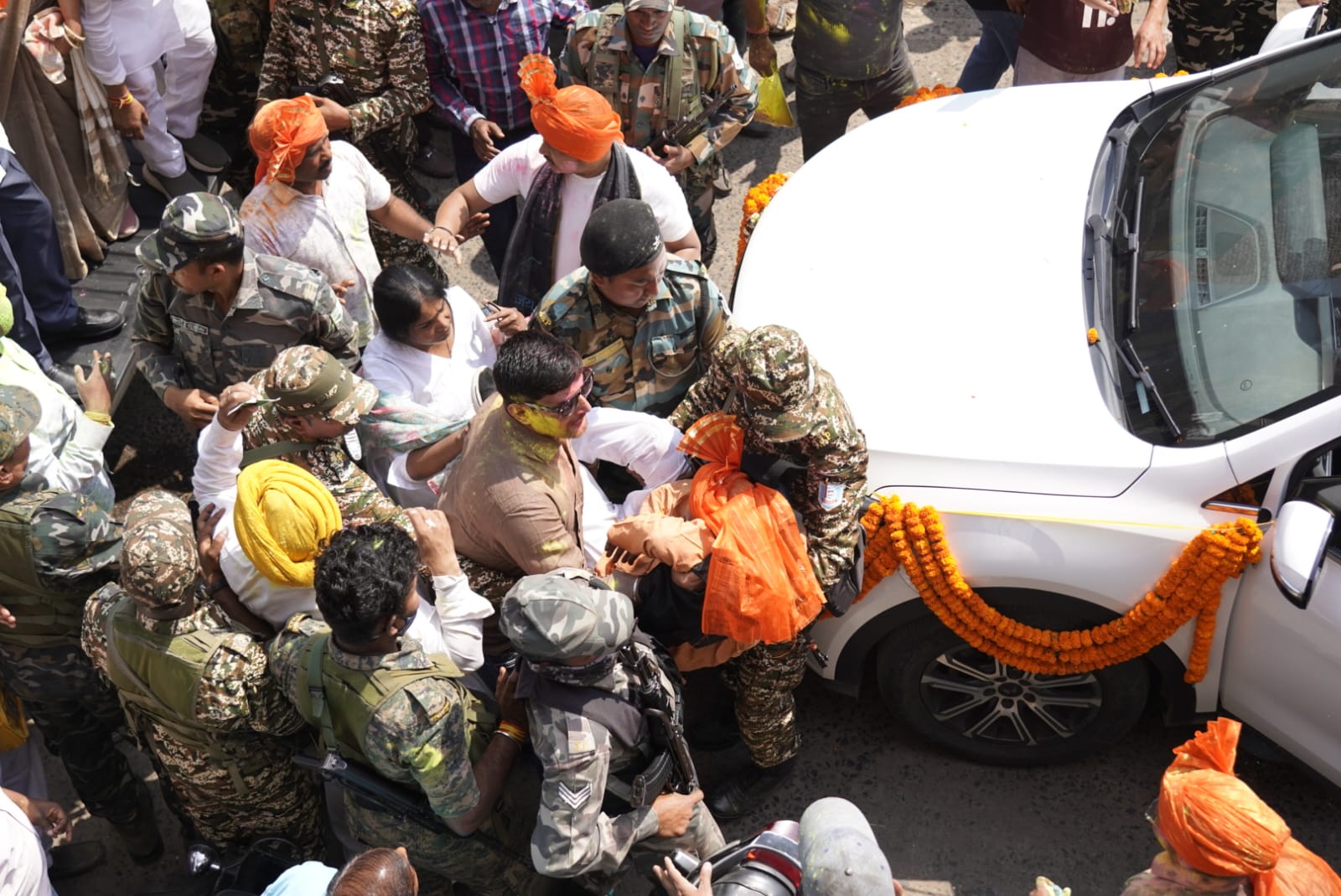 Palamu MP Vishnudayal Ram fainted