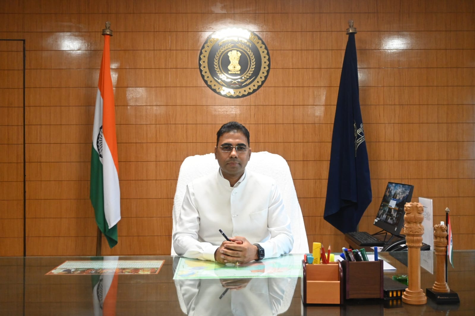 Kuldeep Sharma take charge