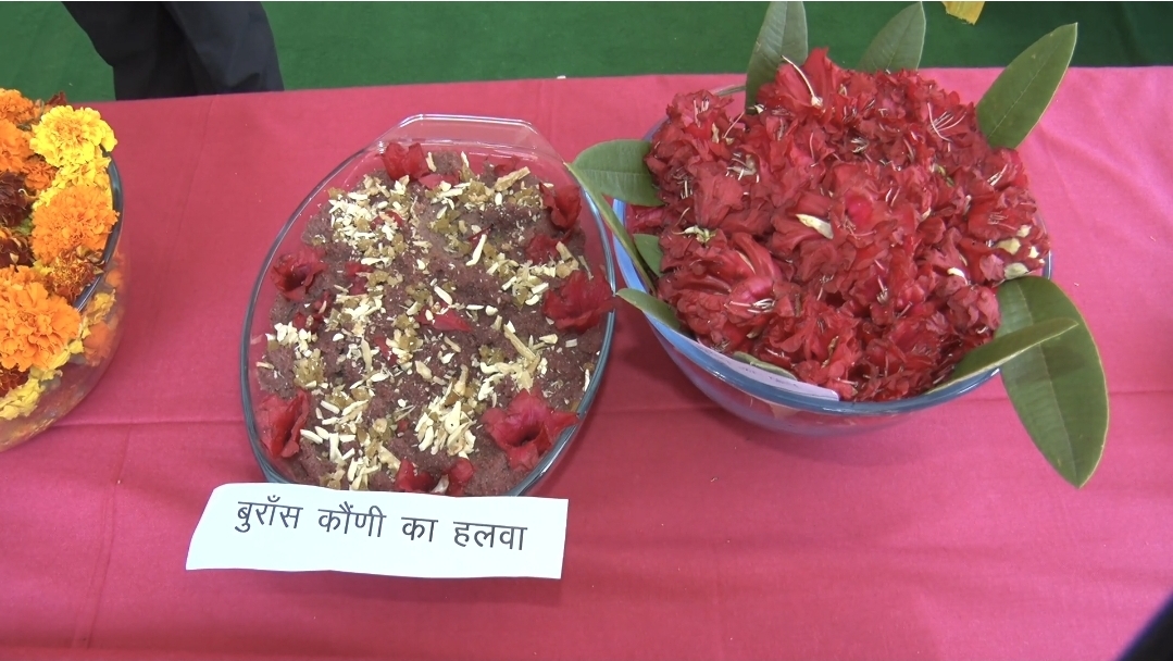 sweets made from flowers