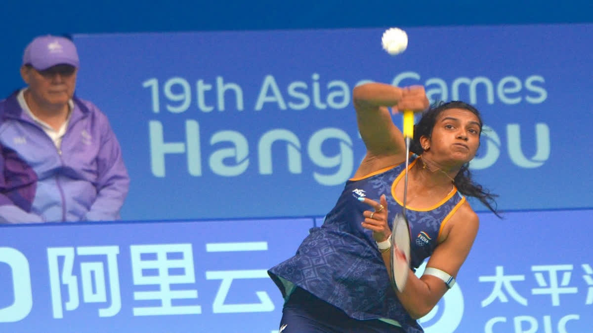 Madrid Spain Masters: PV Sindhu Makes Winning Start; Ashmita, Manjunath Lose PV Sindhu moved into the second round of the Madrid Spain Masters with a comprehensive straight-game victory over Canada's Wen Yu Zhang in Madrid on Wednesday. She defeated her Canadian rival by 21-16 21-12 in a lop-sided contest.