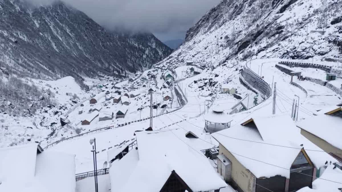 Sikkim has been wrapped under a thick cover of snow.
