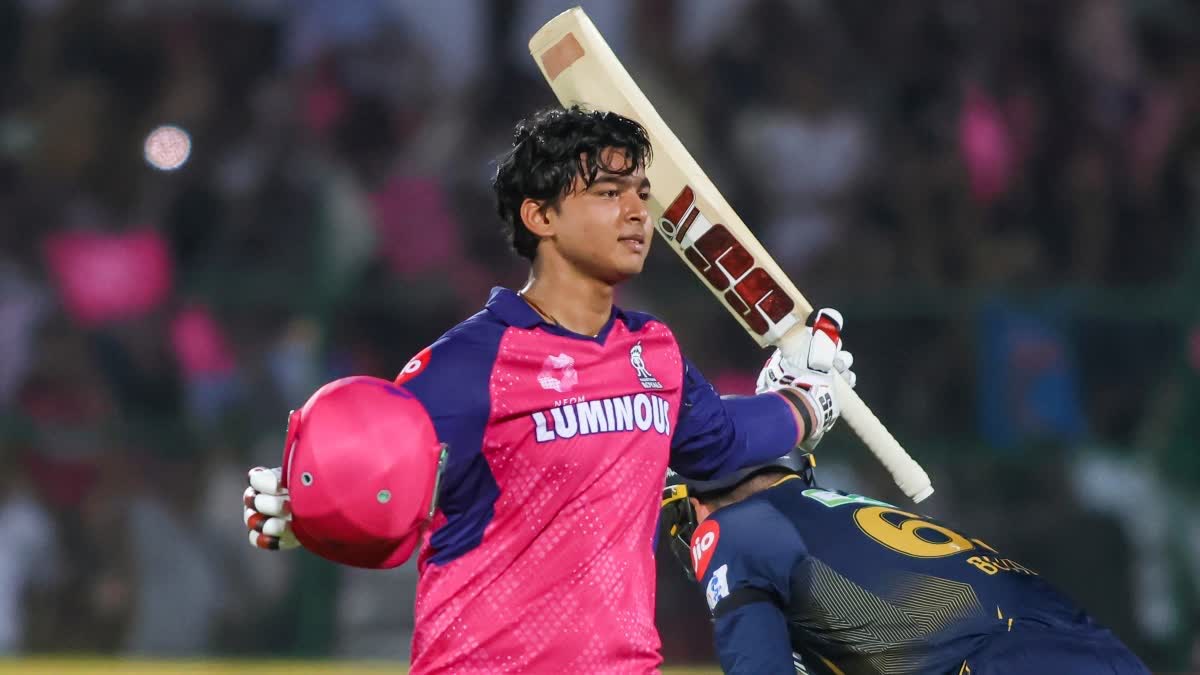 Vaibhav Suryavanshi score second Fastest hundred in IPL and Becomes Youngest Batter To Hit T20 century