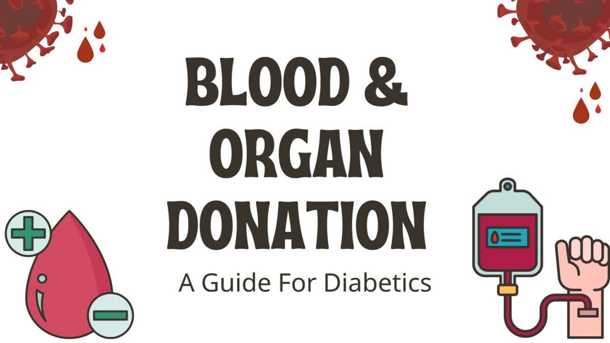 Find out whether diabetics can donate blood and organs