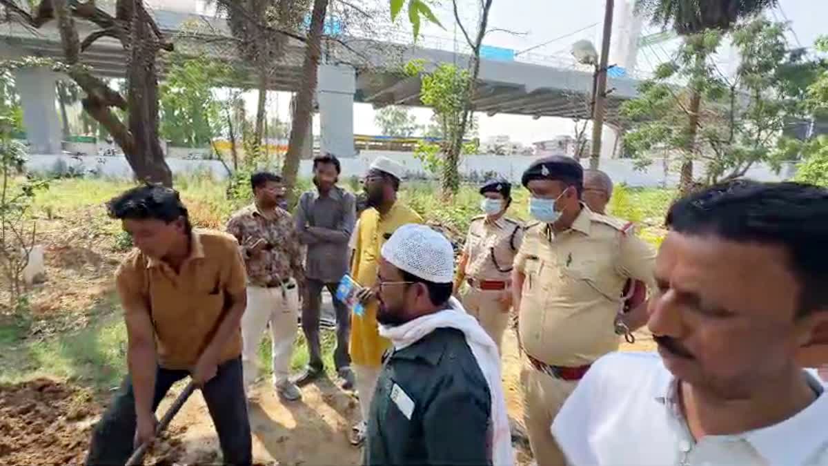 Body Exhumed from Grave in Ranchi