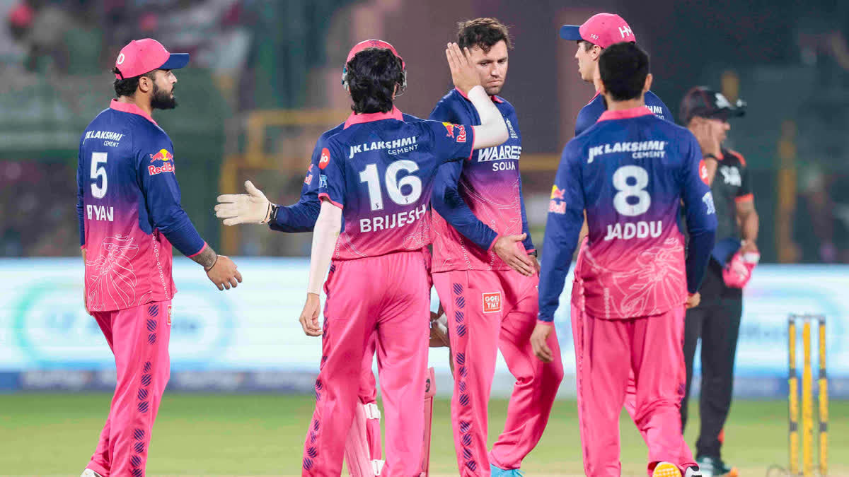 Rajasthan Royals Win by 6 Wickets
