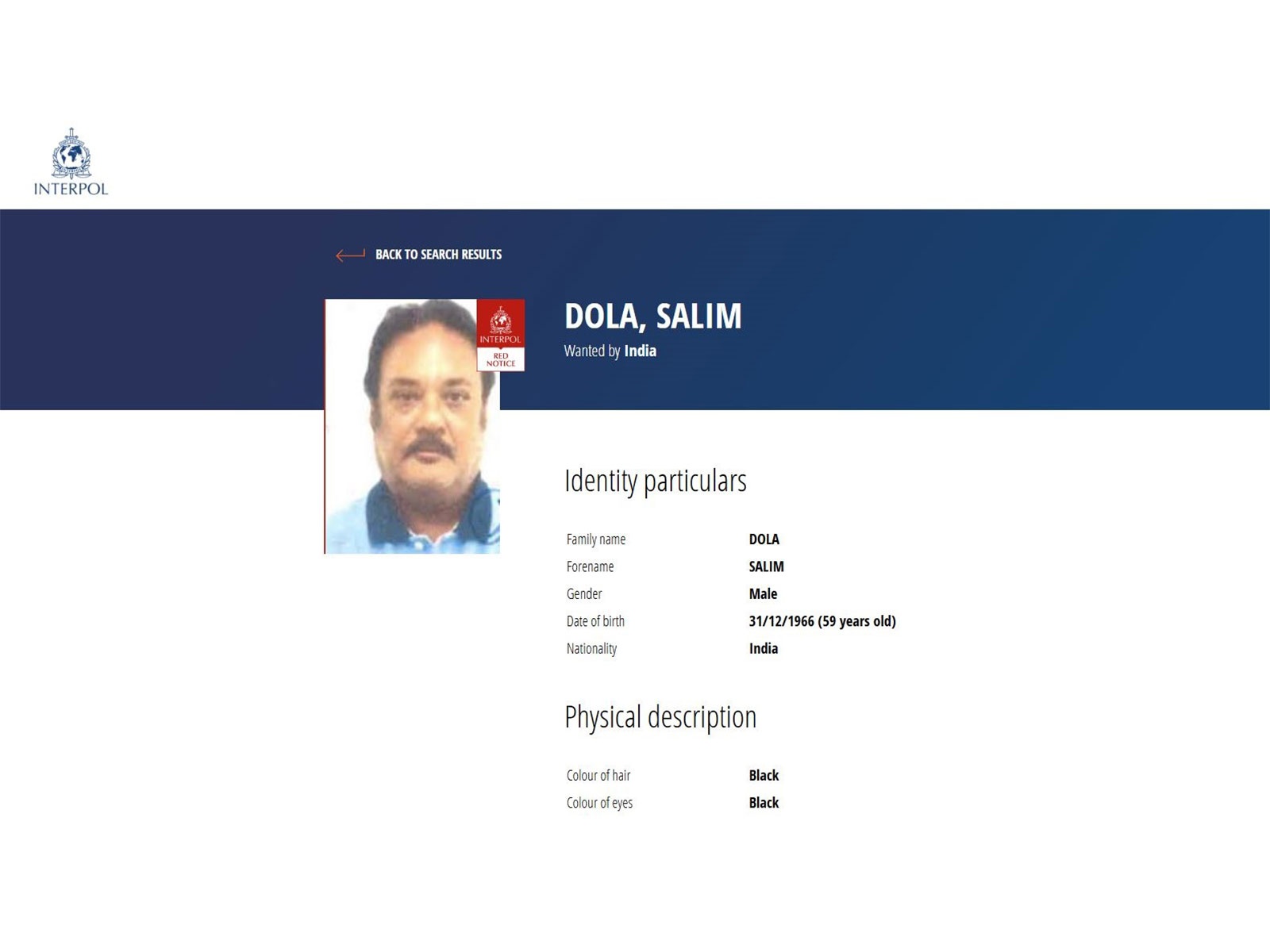 SALIM DOLA DEPORTED TO INDIA