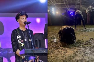 first bohag without Zubeen Garg Fans fall in mud and cry at Dikshu's song in Jorhat